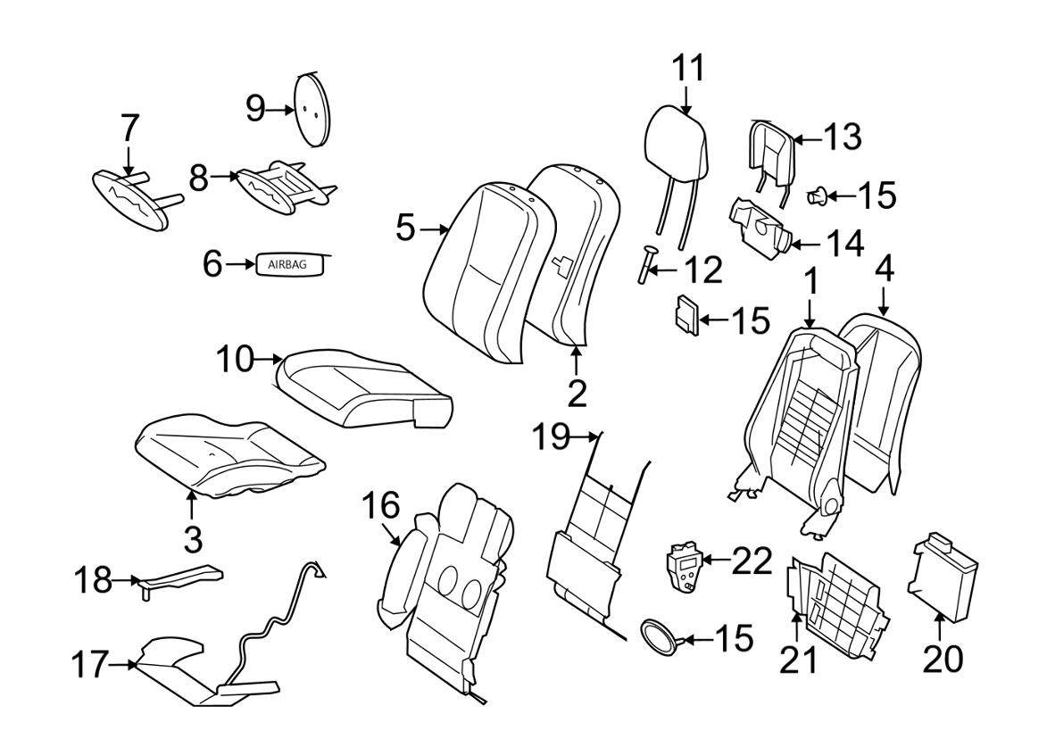 Mercedes Seat Adapter 2219102275